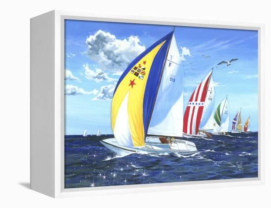 Final Dash-Scott Westmoreland-Framed Stretched Canvas