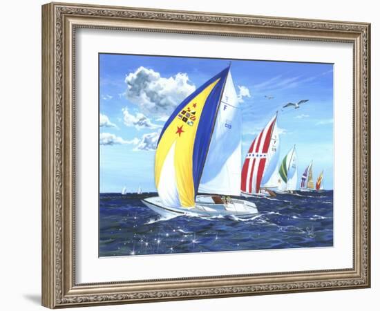 Final Dash-Scott Westmoreland-Framed Art Print