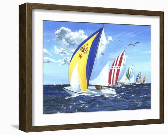 Final Dash-Scott Westmoreland-Framed Art Print