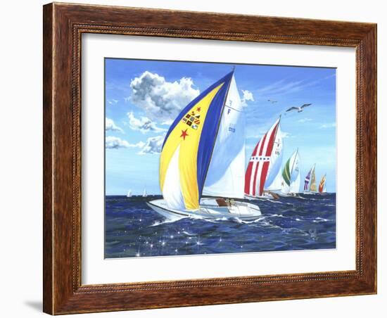 Final Dash-Scott Westmoreland-Framed Art Print