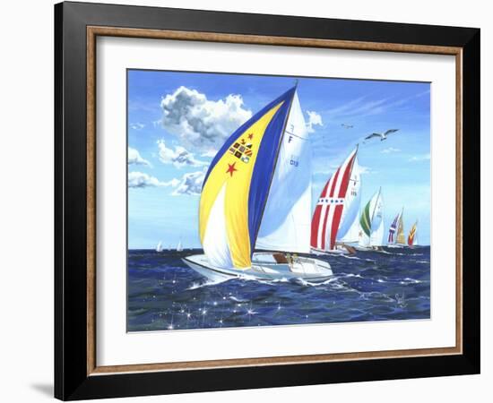 Final Dash-Scott Westmoreland-Framed Art Print