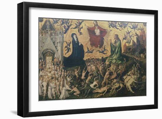 Final Judgment, 1435, by Stefan Lochner-null-Framed Giclee Print