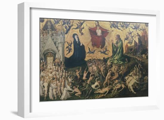 Final Judgment, 1435, by Stefan Lochner-null-Framed Giclee Print