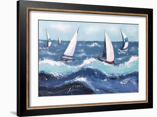 Final Sailing  III-Jade Reynolds-Framed Art Print