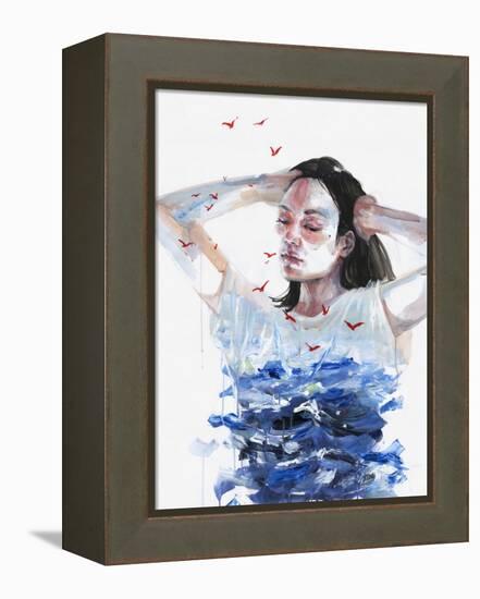 Finally She Lost Everything-Agnes Cecile-Framed Stretched Canvas