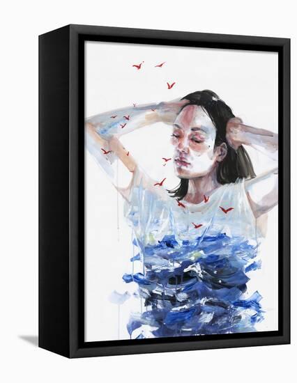 Finally She Lost Everything-Agnes Cecile-Framed Stretched Canvas