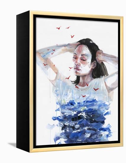 Finally She Lost Everything-Agnes Cecile-Framed Stretched Canvas