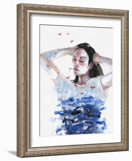 Finally She Lost Everything-Agnes Cecile-Framed Art Print