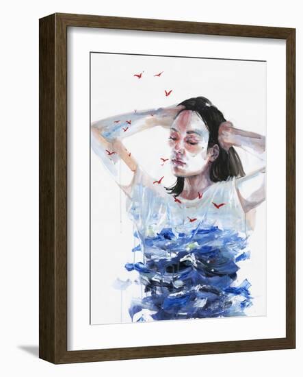 Finally She Lost Everything-Agnes Cecile-Framed Art Print