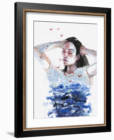 Finally She Lost Everything-Agnes Cecile-Framed Art Print