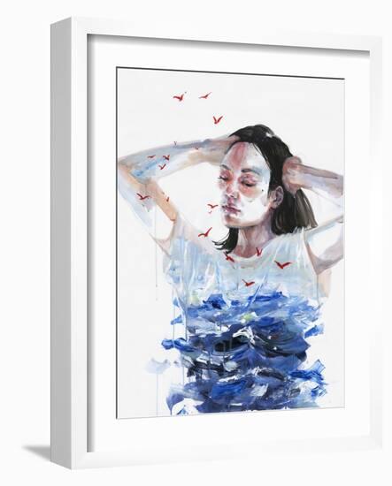 Finally She Lost Everything-Agnes Cecile-Framed Art Print