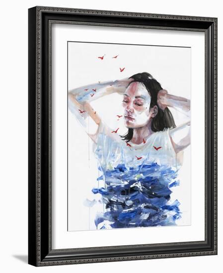 Finally She Lost Everything-Agnes Cecile-Framed Art Print