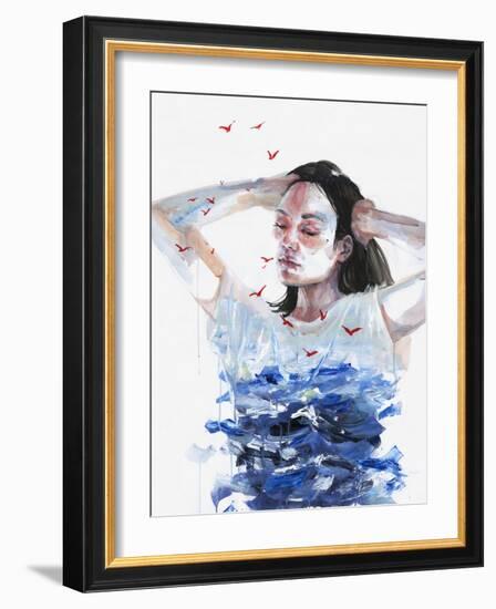 Finally She Lost Everything-Agnes Cecile-Framed Art Print