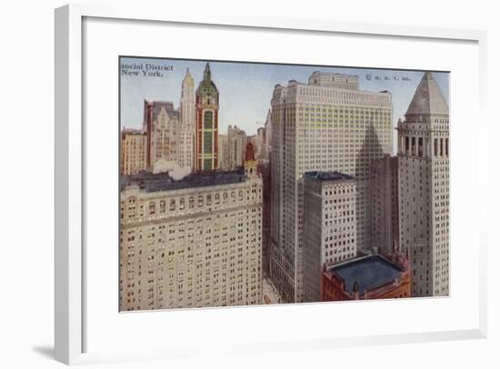 Financial District, New York City, USA-null-Framed Photographic Print