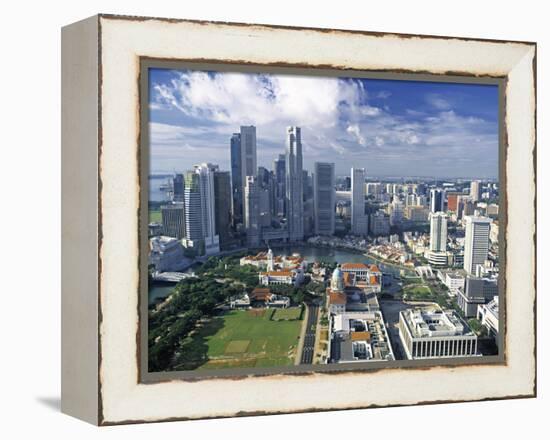 Financial District, Singapore-Alan Copson-Framed Premier Image Canvas