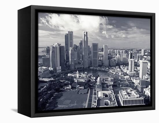 Financial District, Singapore-Alan Copson-Framed Premier Image Canvas