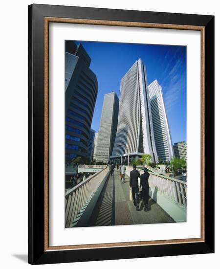 Financial District, Tokyo, Japan-Steve Bavister-Framed Photographic Print