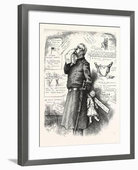 Financial Mistake, 1880, USA-null-Framed Giclee Print