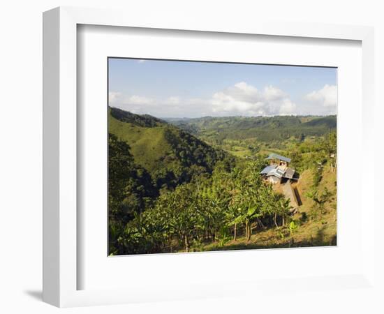 Finca Don Eduardo, Coffee Farm, Salento, Colombia, South America-Christian Kober-Framed Photographic Print