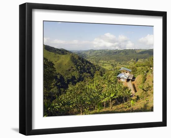 Finca Don Eduardo, Coffee Farm, Salento, Colombia, South America-Christian Kober-Framed Photographic Print