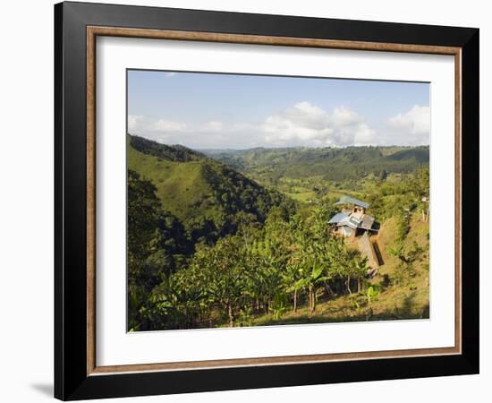 Finca Don Eduardo, Coffee Farm, Salento, Colombia, South America-Christian Kober-Framed Photographic Print