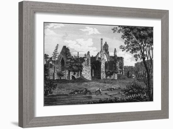 Finchale Priory-Thomas Allom-Framed Art Print