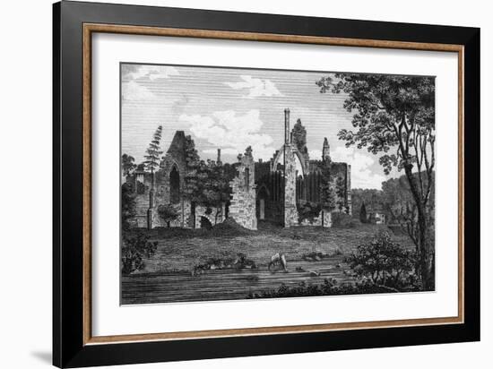 Finchale Priory-Thomas Allom-Framed Art Print