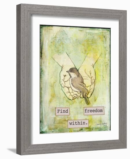 Find Freedom Within-Tammy Kushnir-Framed Giclee Print