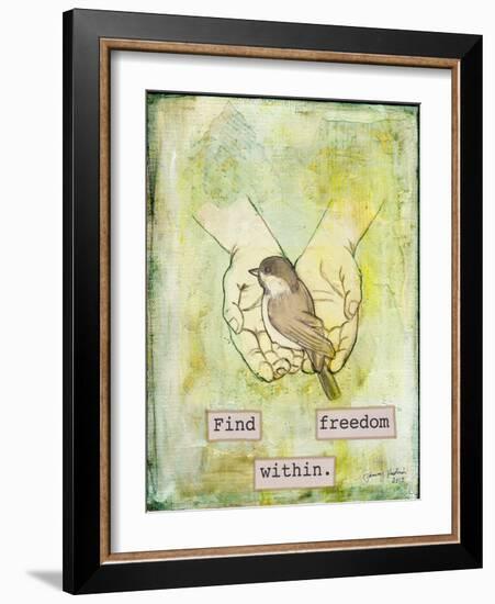 Find Freedom Within-Tammy Kushnir-Framed Giclee Print