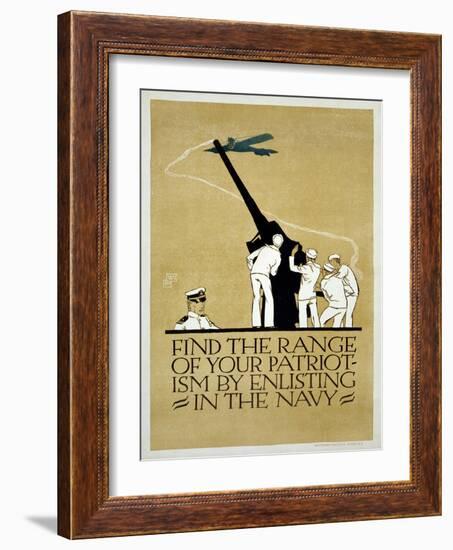 Find the Range of Your Patriotism-null-Framed Giclee Print