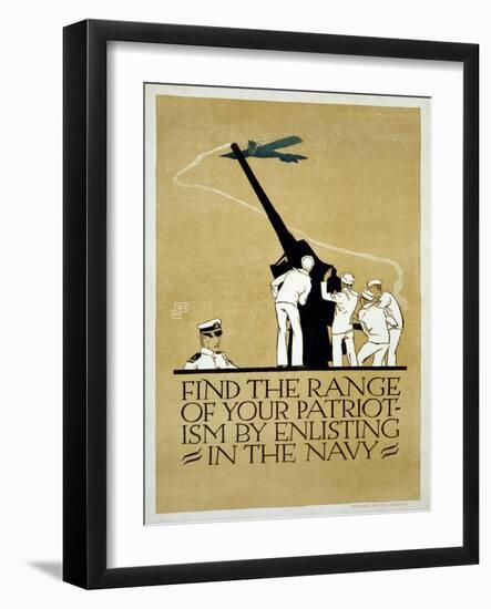 Find the Range of Your Patriotism-null-Framed Giclee Print