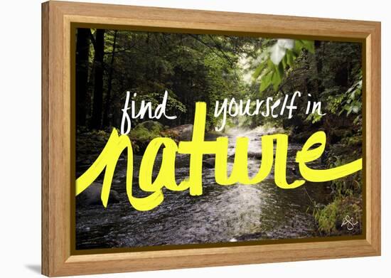 Find Yourself in Nature-Kimberly Glover-Framed Premier Image Canvas