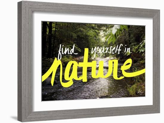 Find Yourself in Nature-Kimberly Glover-Framed Giclee Print