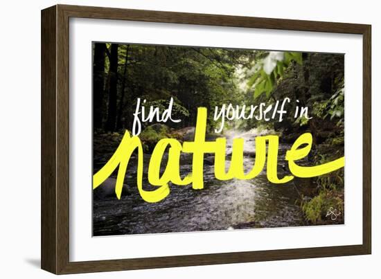 Find Yourself in Nature-Kimberly Glover-Framed Giclee Print