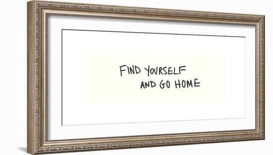 Find Yourself-Urban Cricket-Framed Giclee Print