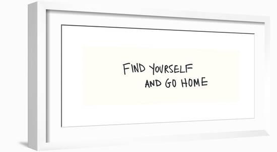 Find Yourself-Urban Cricket-Framed Giclee Print
