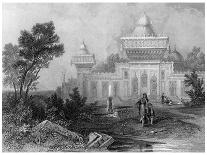 Shrine of Mohummed Kahn, Deeg-Finden-Framed Premier Image Canvas