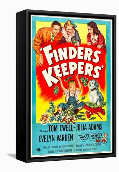 Finders Keepers-null-Framed Stretched Canvas