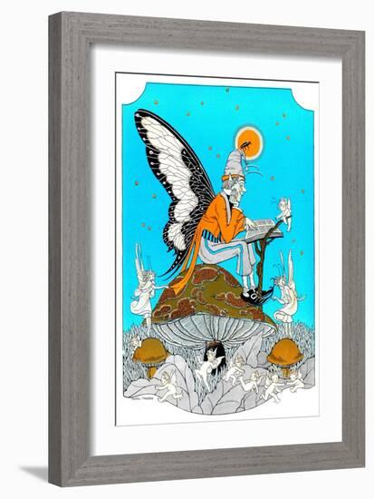 Finding Fairies - Child Life-R. J. Appel-Framed Giclee Print