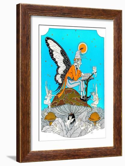 Finding Fairies - Child Life-R. J. Appel-Framed Giclee Print