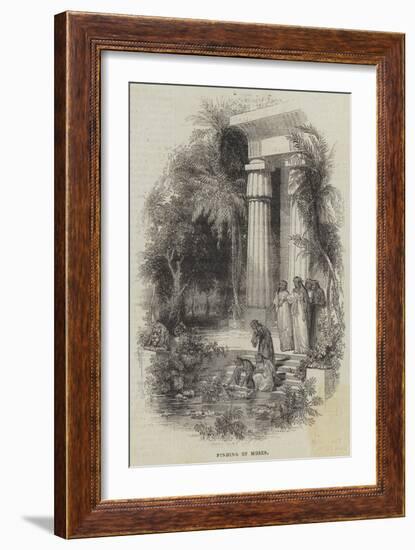 Finding of Moses-null-Framed Giclee Print
