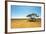 Finding Shade under a Lone Tree While Traveling in the Australian Outback in a Campervan.-Pics by Nick-Framed Photographic Print
