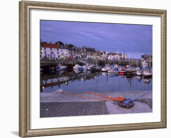 Findochty Harbour, Morayshire, Scotland, United Kingdom, Europe-Patrick Dieudonne-Framed Photographic Print