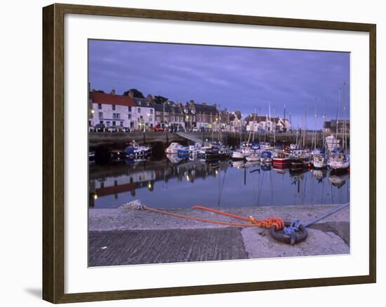 Findochty Harbour, Morayshire, Scotland, United Kingdom, Europe-Patrick Dieudonne-Framed Photographic Print