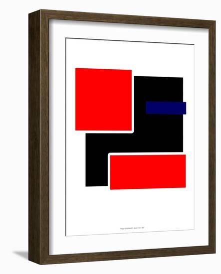 Fine Art - Art Print Series - Modern Form 1982'-Philippe Hugonnard-Framed Art Print