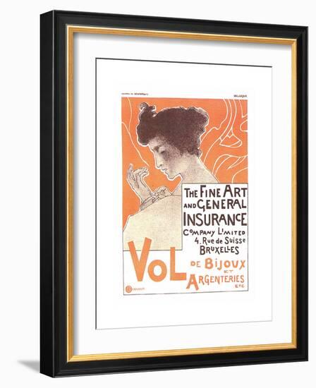 Fine Art & General Insurance-Emile Berchmans-Framed Art Print