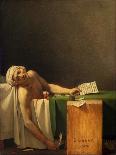 Marat Assassinated (The Death of Marat) by Jacques-Louis David-Fine Art-Framed Photographic Print