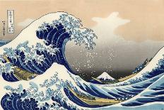 Under the Wave off Kanagawa by Hokusai-Fine Art-Premier Image Canvas