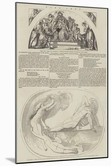 Fine Arts-Daniel Maclise-Mounted Giclee Print