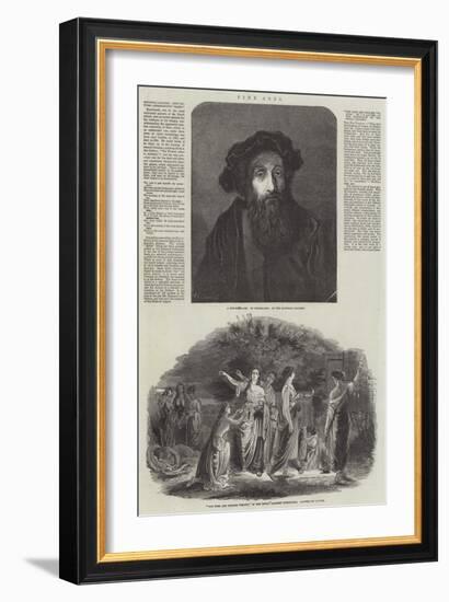 Fine Arts-Rembrandt van Rijn-Framed Giclee Print